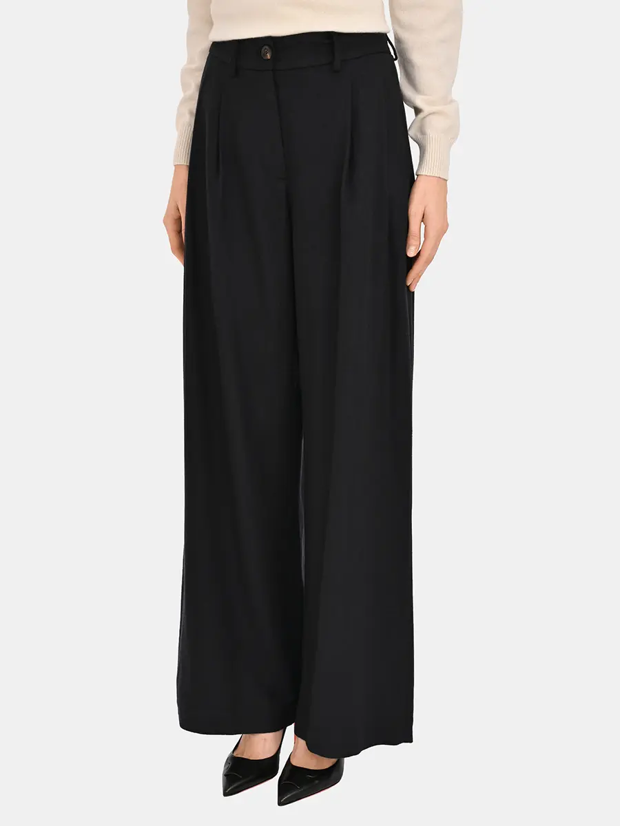 Брюки из шелка и кашемира