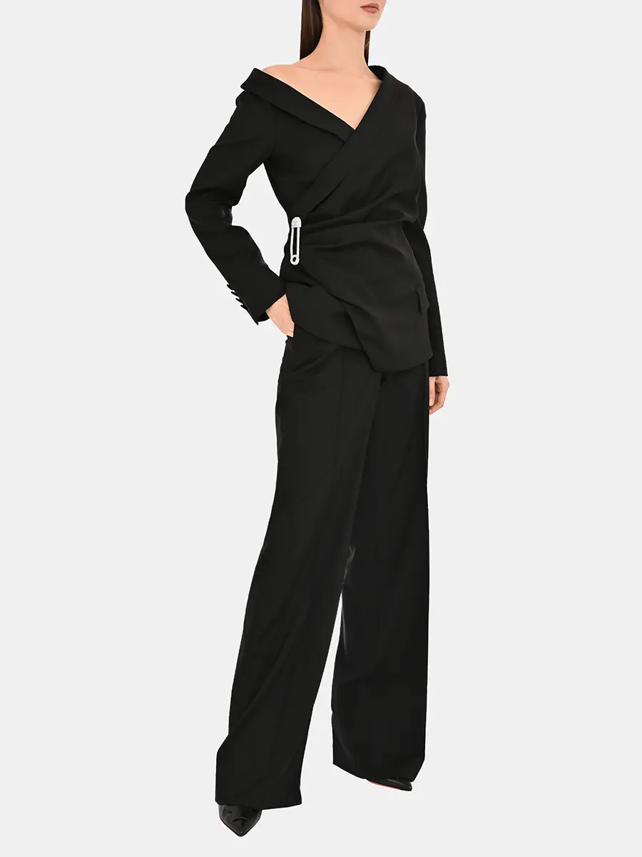 Брюки шерстяные