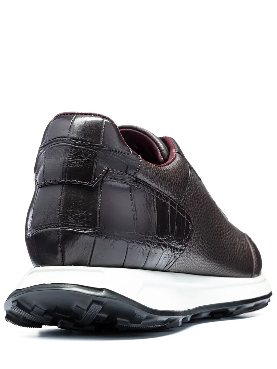 Кроссовки кожаные