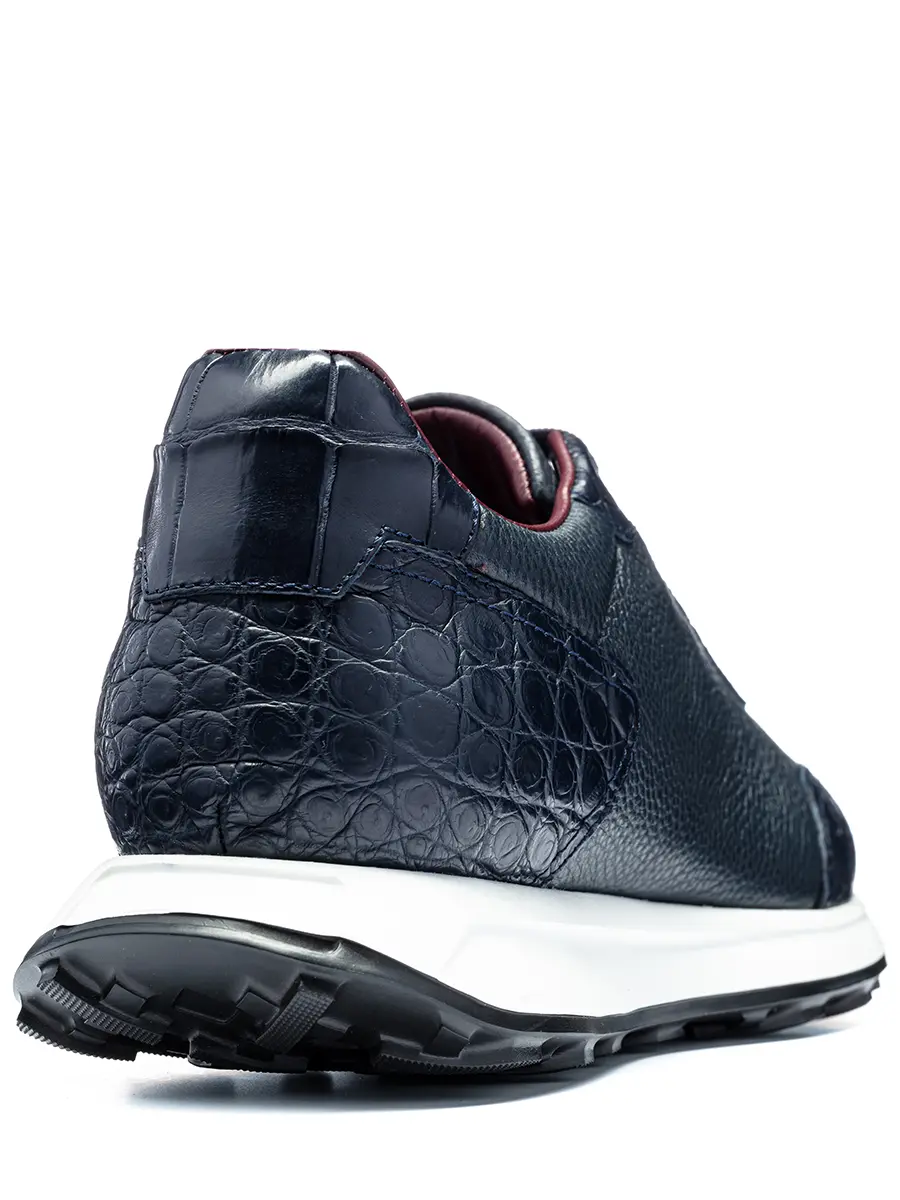 Кроссовки кожаные