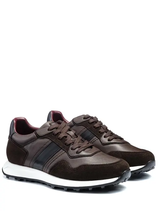 Кроссовки кожаные FARGONI