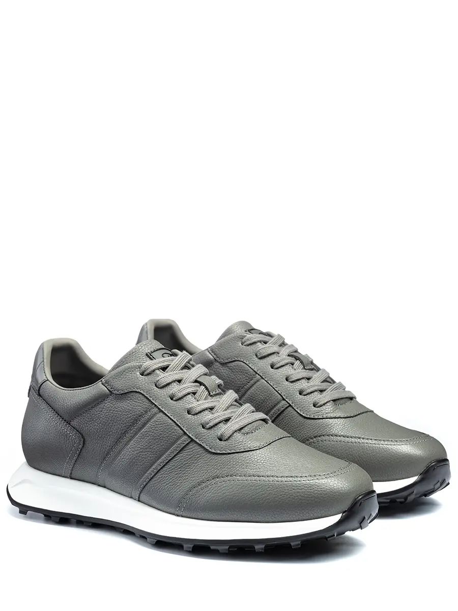 Кроссовки кожаные