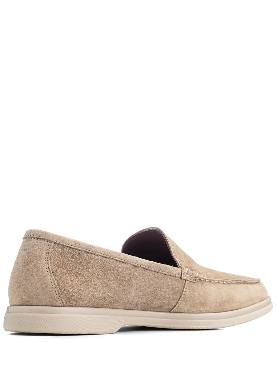 Лоферы замшевые