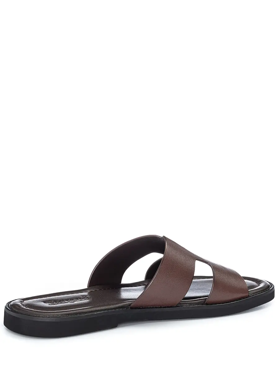 Шлепанцы кожаные