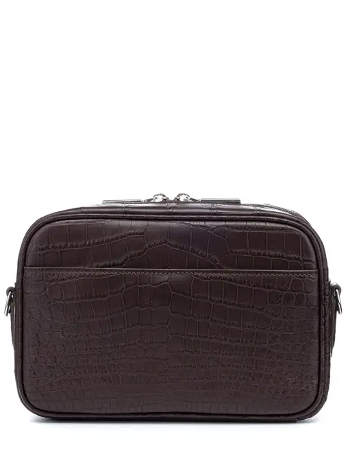Сумка из кожи крокодила FARGONI