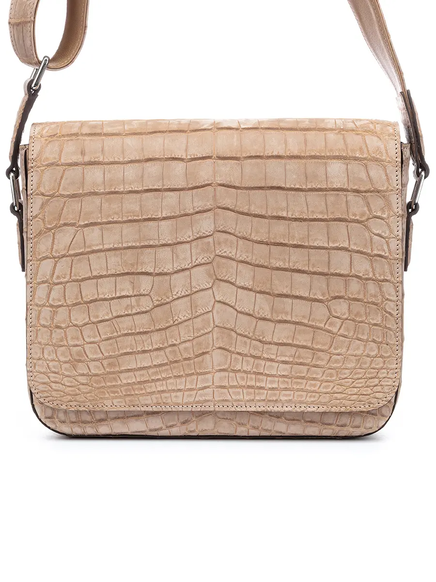 Сумка из кожи крокодила