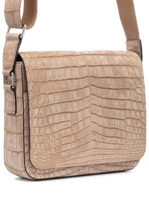 Сумка из кожи крокодила FARGONI