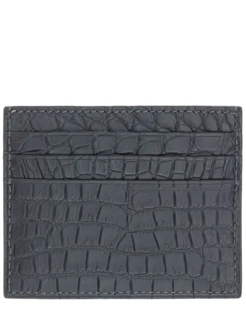 Кардхолдер из кожи крокодила FARGONI