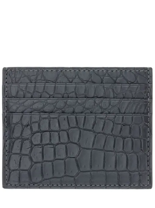 Кардхолдер из кожи крокодила FARGONI