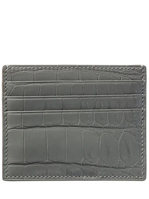 Кардхолдер из кожи крокодила FARGONI