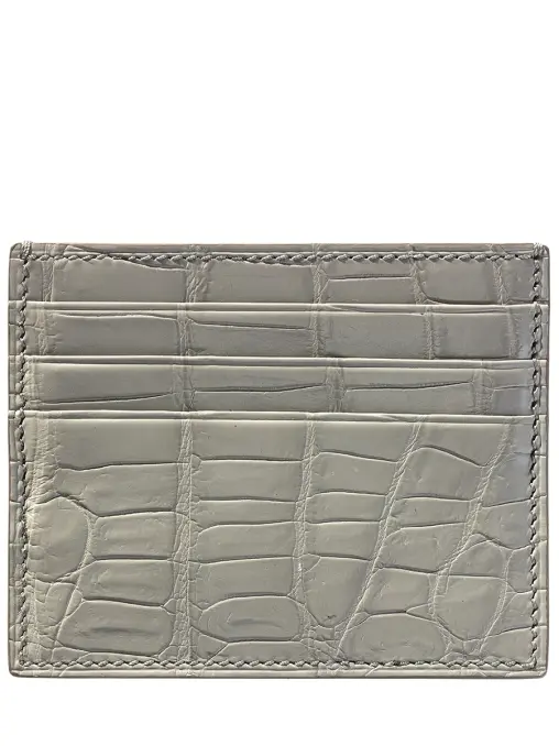Кардхолдер из кожи крокодила FARGONI