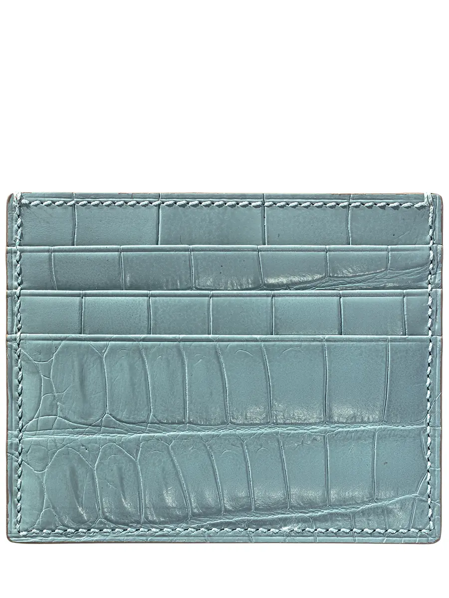 Картхолдер из кожи крокодила