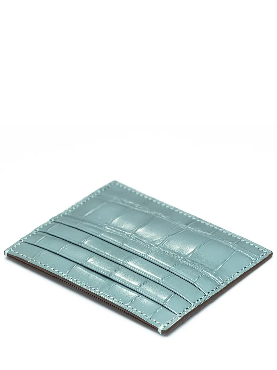 Картхолдер из кожи крокодила