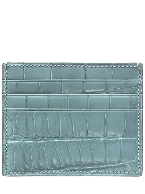 Картхолдер из кожи крокодила FARGONI