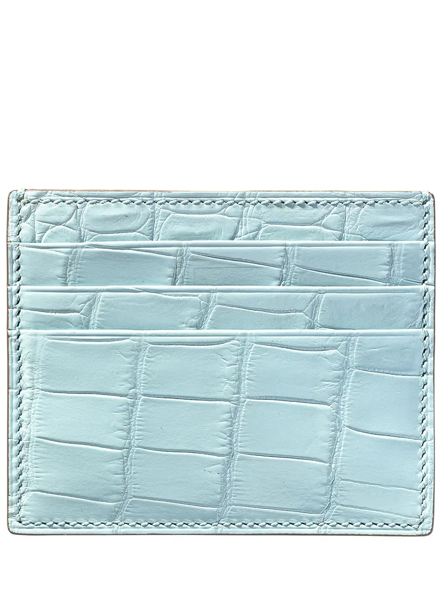 Картхолдер из кожи крокодила