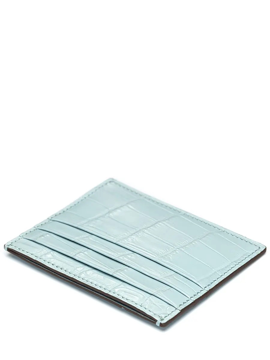 Картхолдер из кожи крокодила