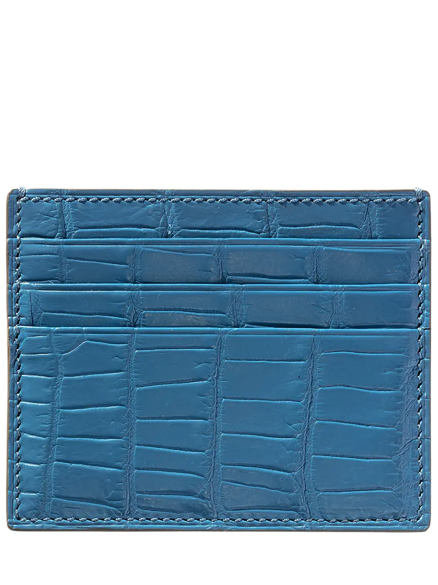 Картхолдер из кожи крокодила