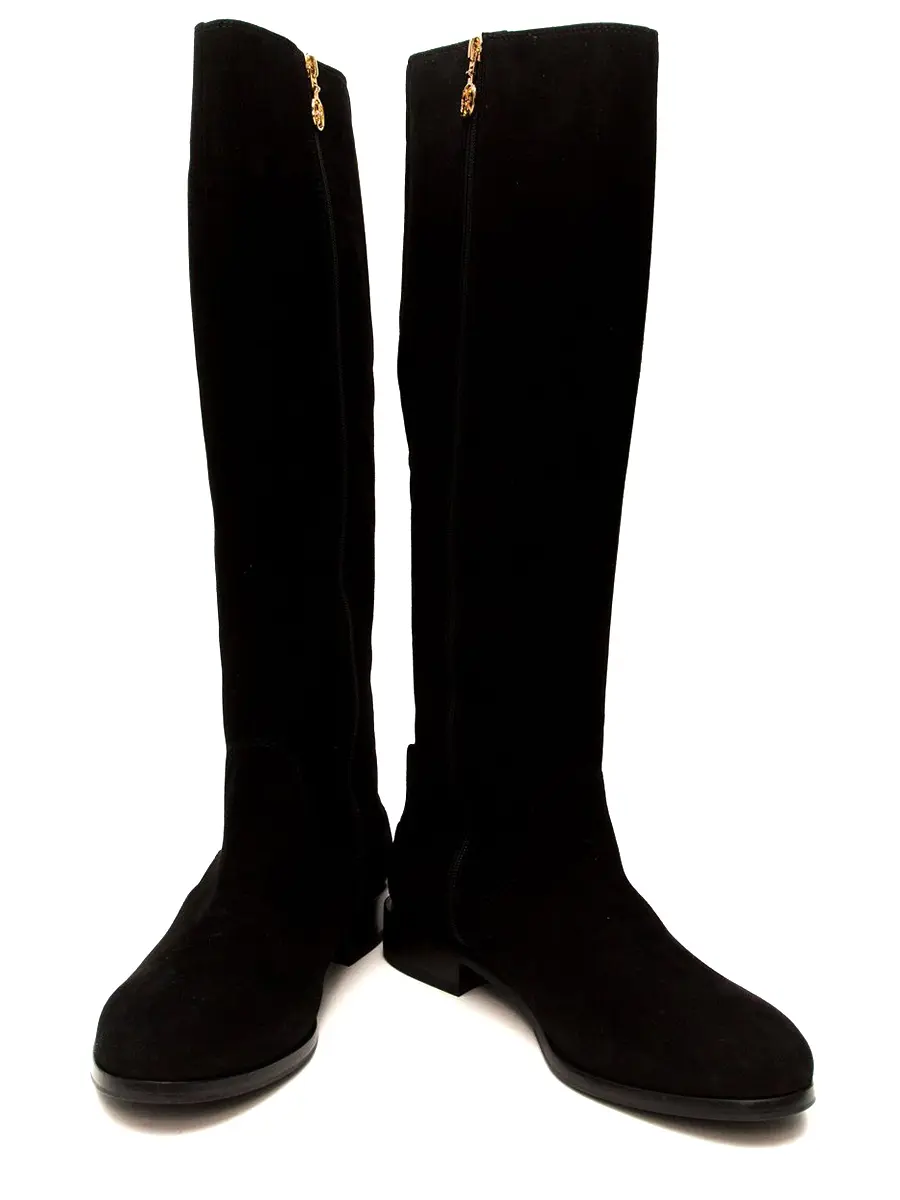 Сапоги замшевые