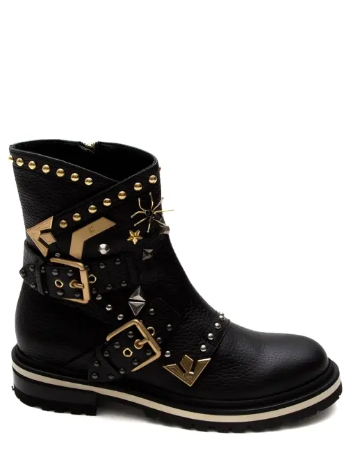 Полусапоги кожаные FABI