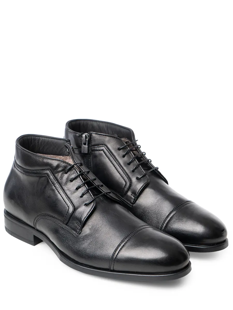 Ботинки кожаные на меху