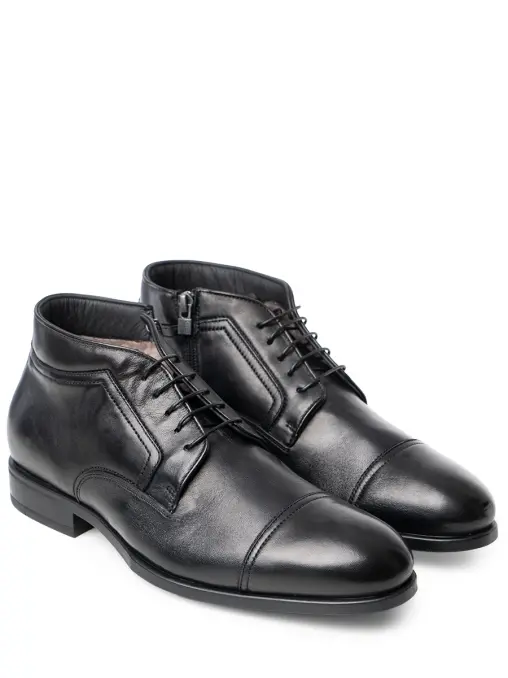 Ботинки кожаные на меху FABI