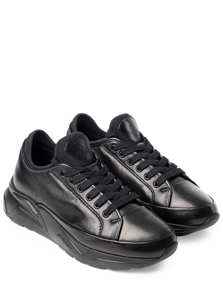 Кроссовки кожаные