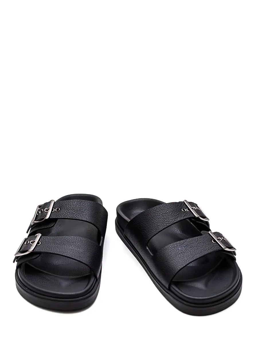 Шлепанцы кожаные