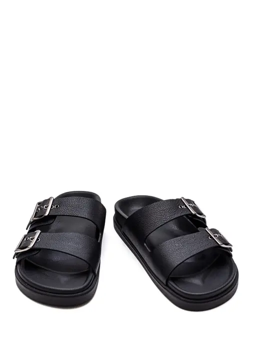 Шлепанцы кожаные FABI