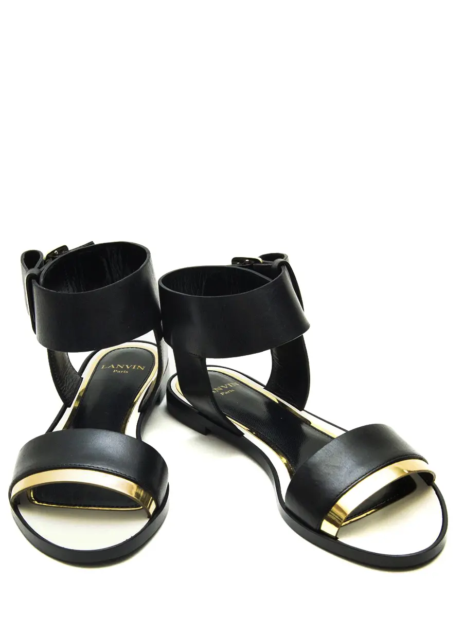 Сандалии кожаные