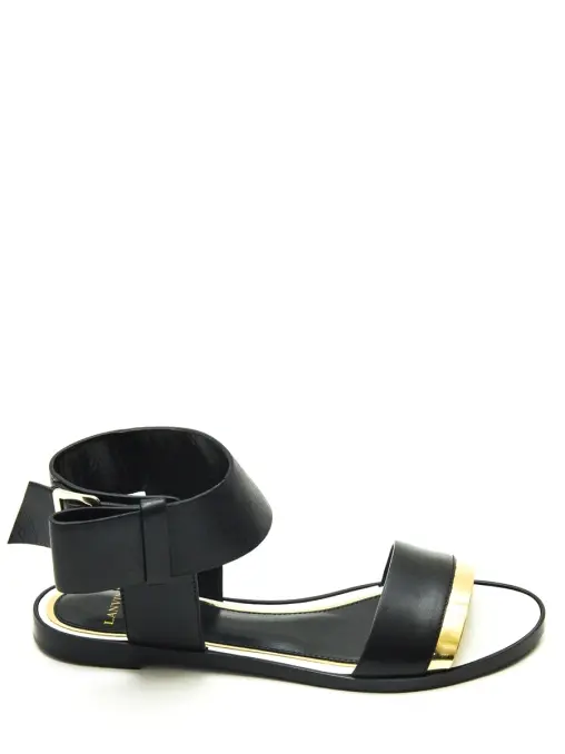 Сандалии кожаные LANVIN
