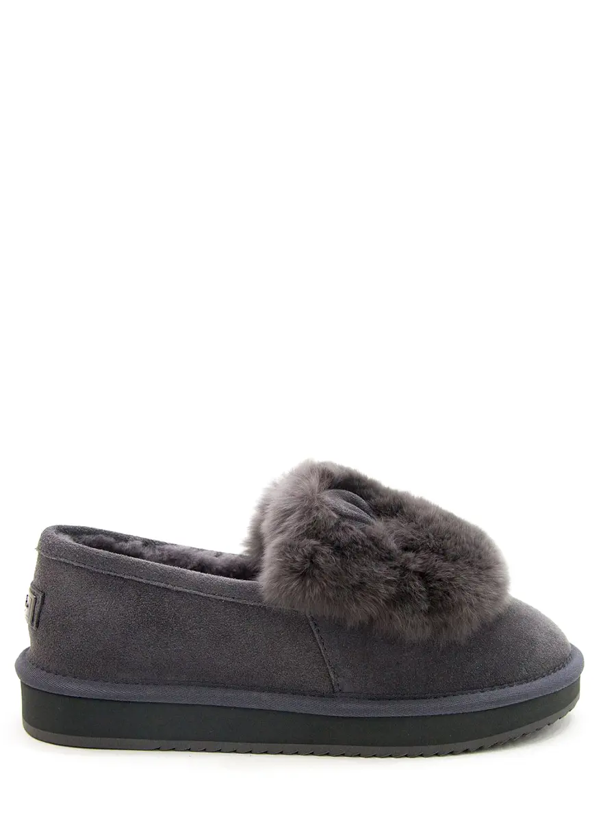 Слипоны замшевые на меху