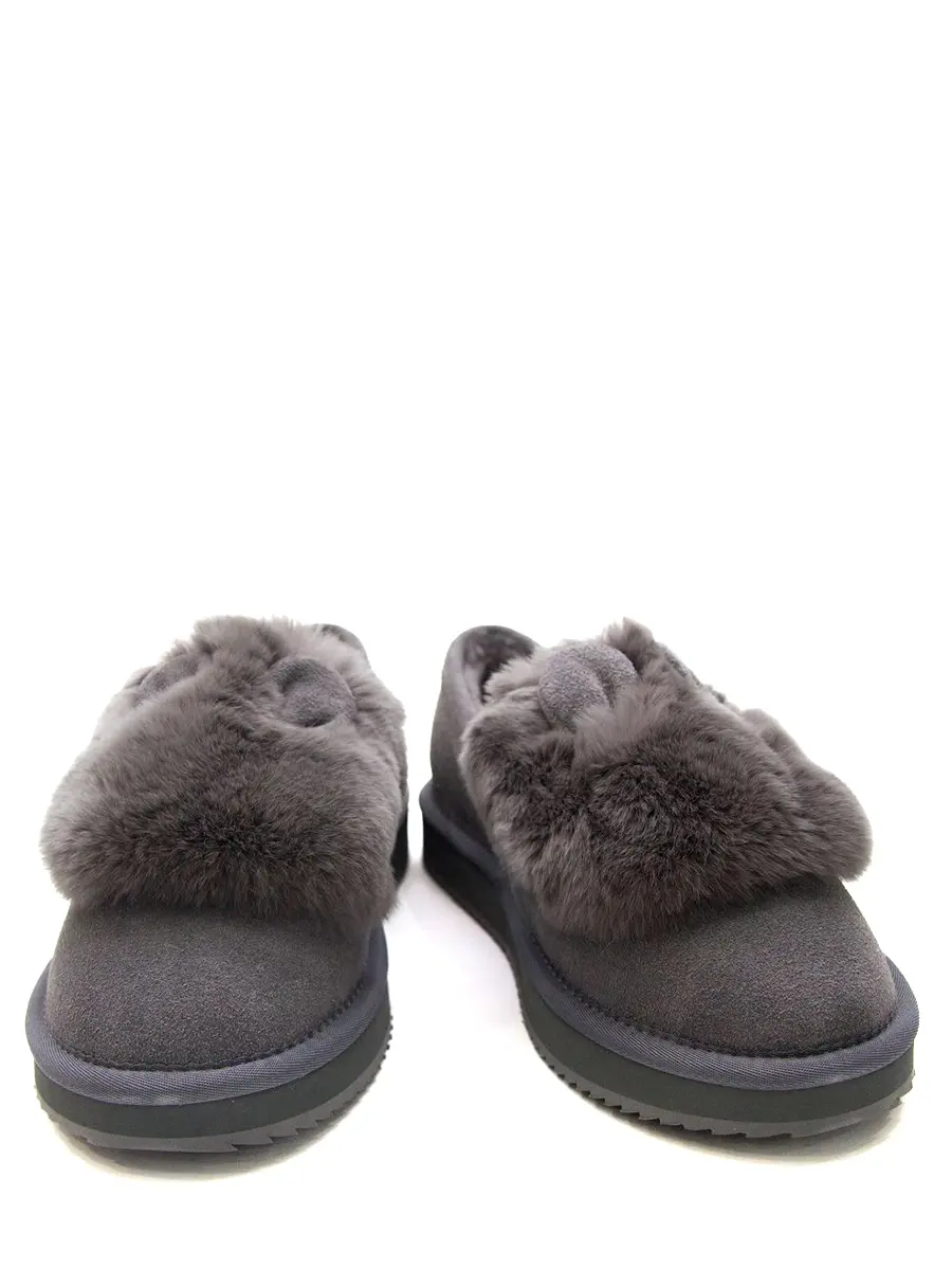 Слипоны замшевые на меху