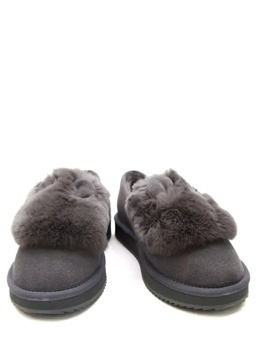 Слипоны замшевые на меху RENZONI