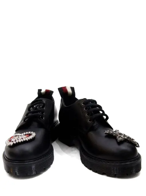 Полуботинки кожаные с декором STOKTON