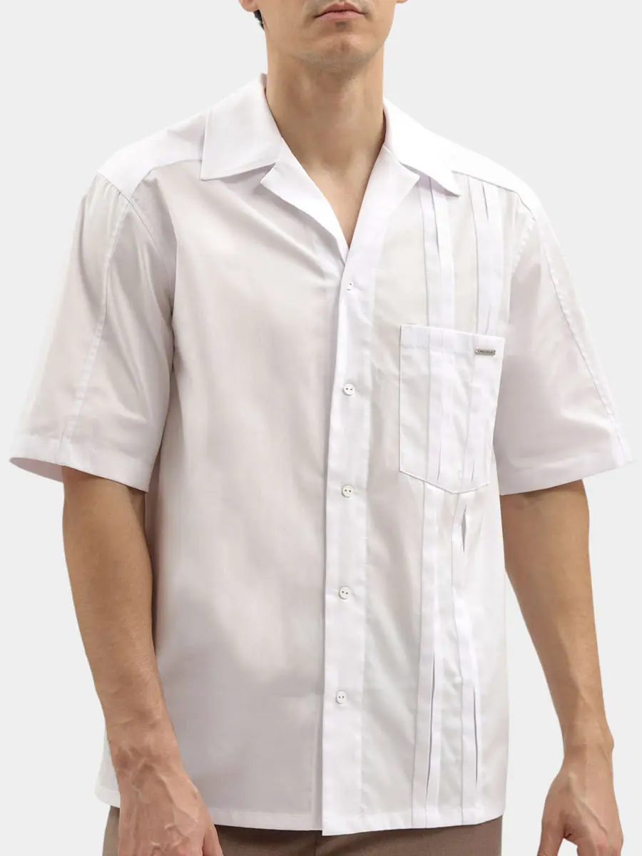 Рубашка однотонная