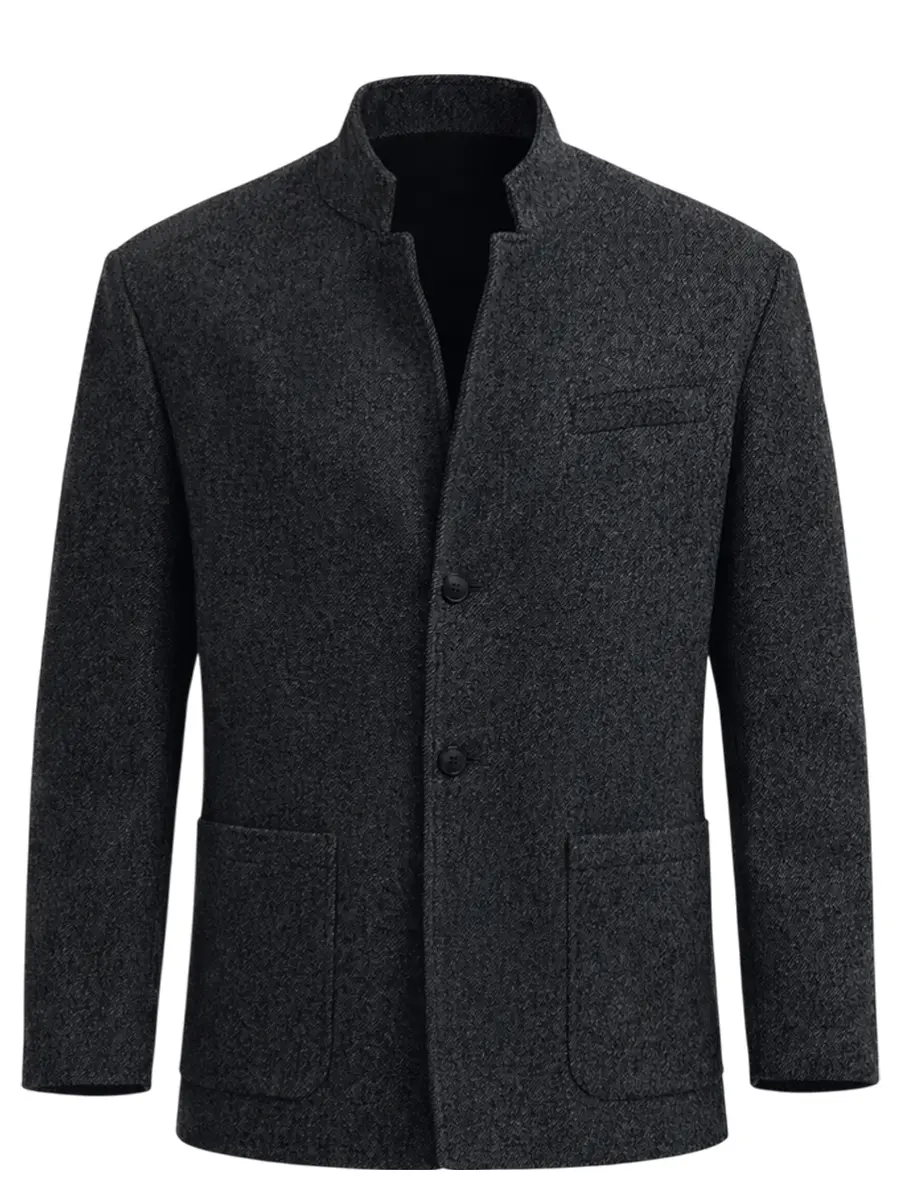 Пальто шерстяное