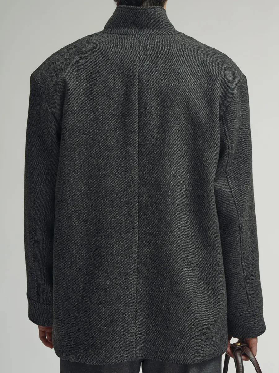 Пальто шерстяное