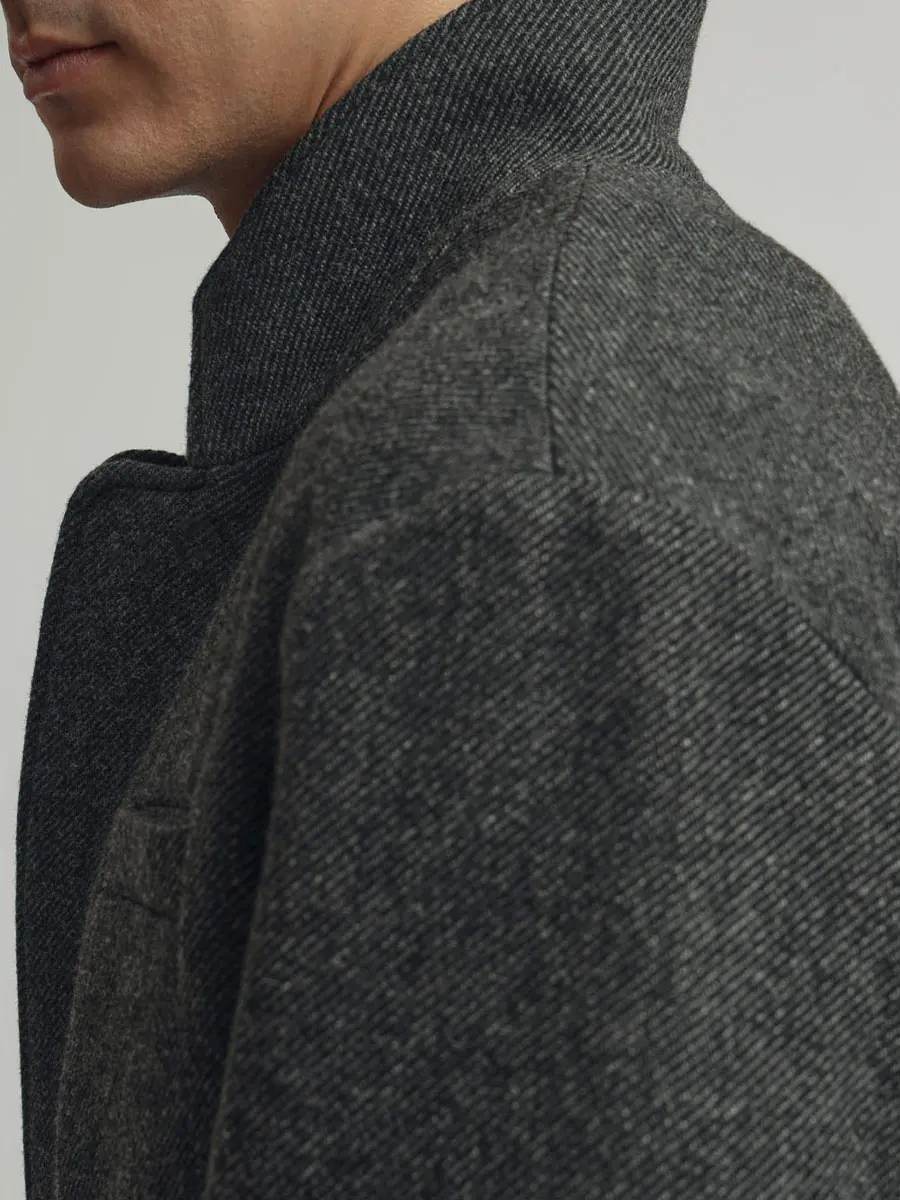 Пальто шерстяное