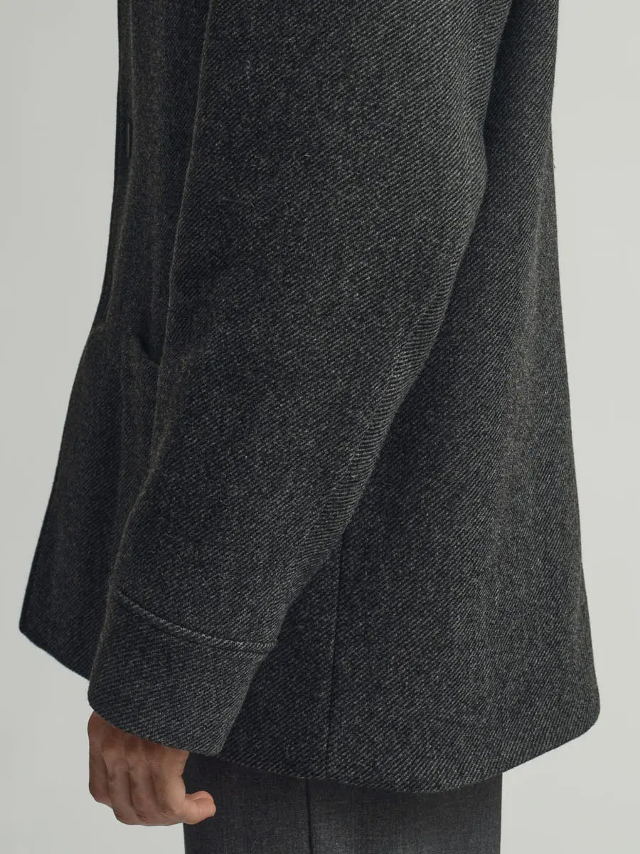 Пальто шерстяное