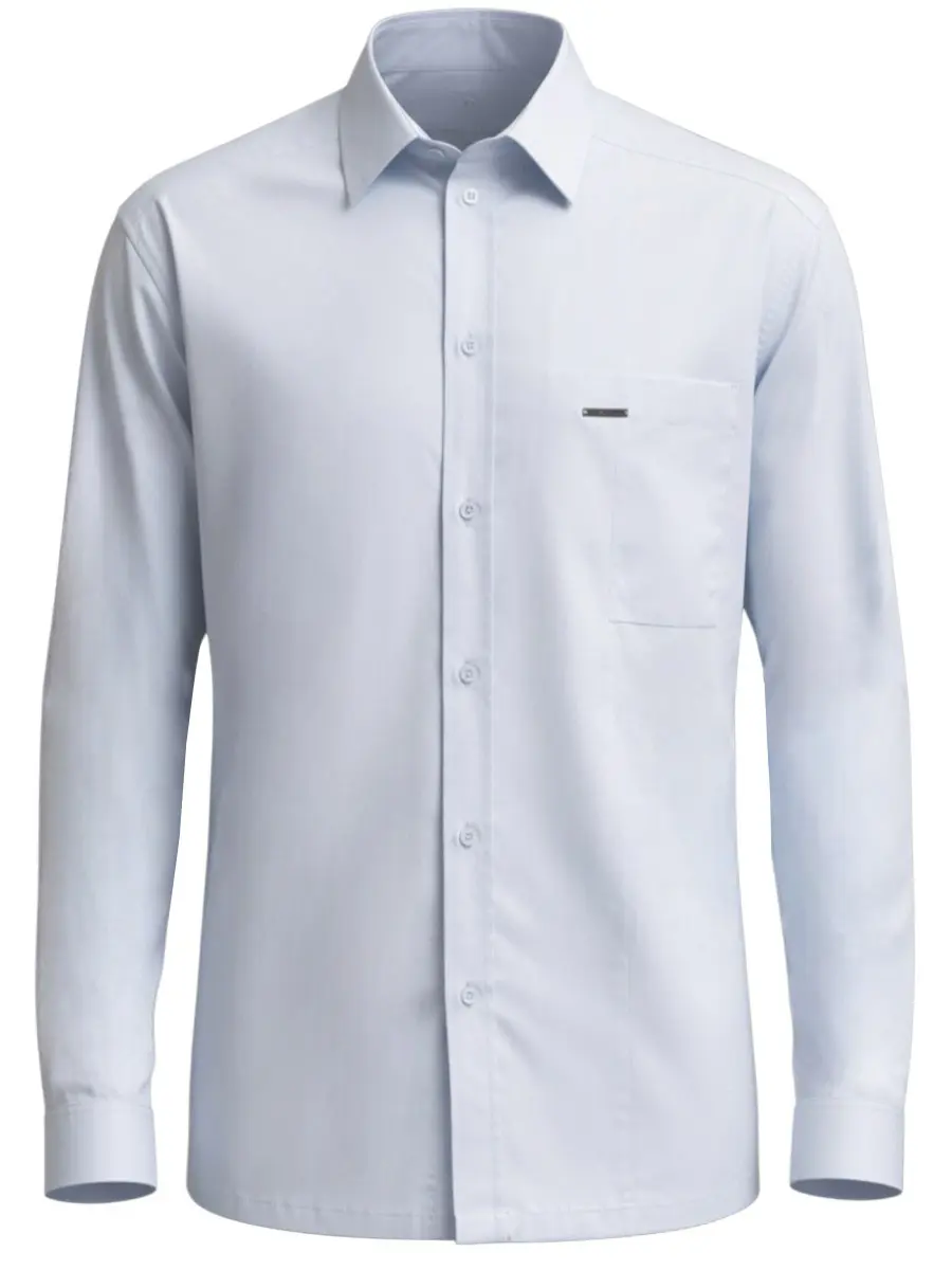 Рубашка однотонная