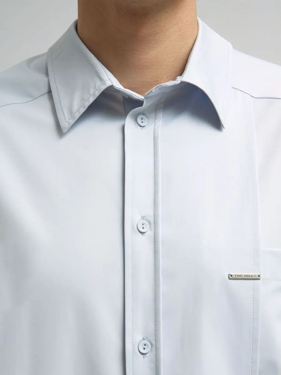 Рубашка однотонная