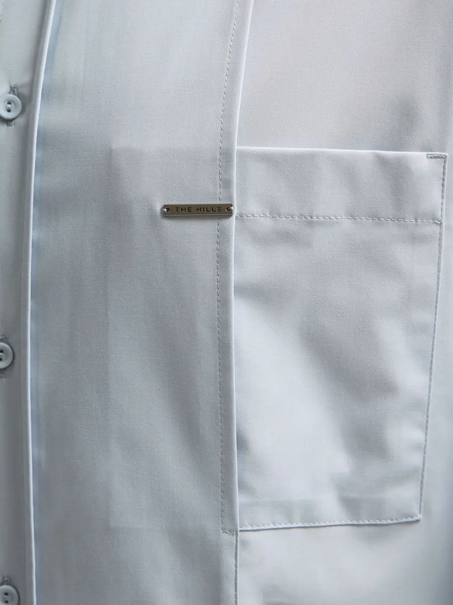 Рубашка однотонная