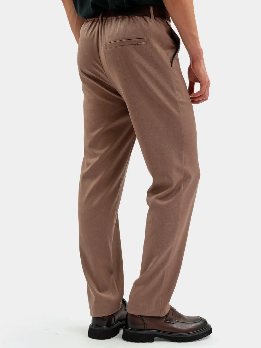 Брюки однотонные