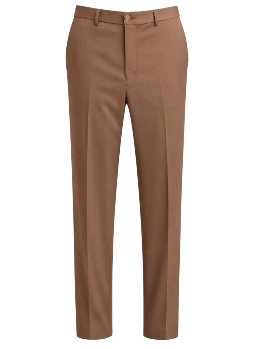 Брюки однотонные