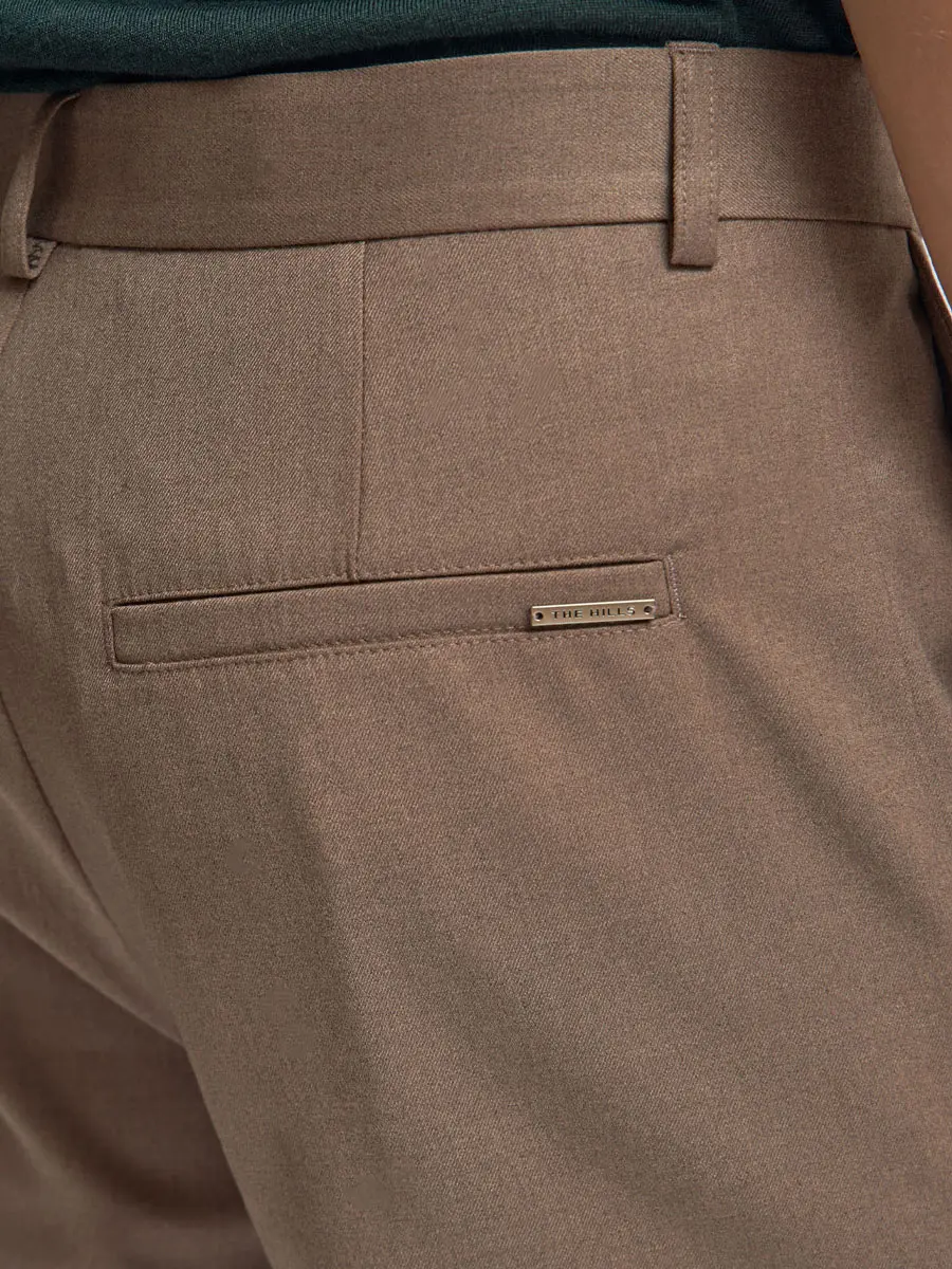 Брюки однотонные