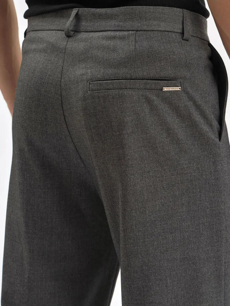 Брюки однотонные