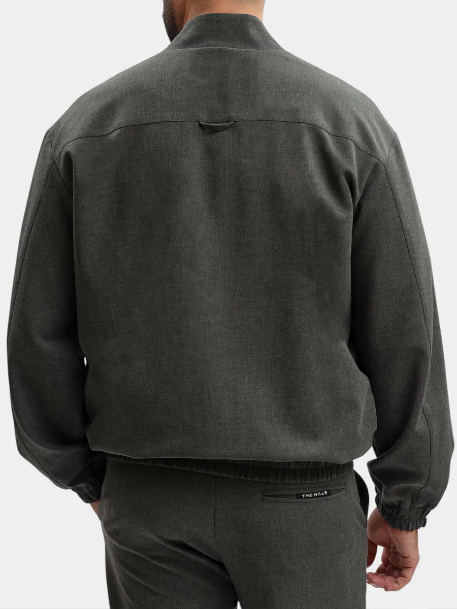 Бомбер однотонный