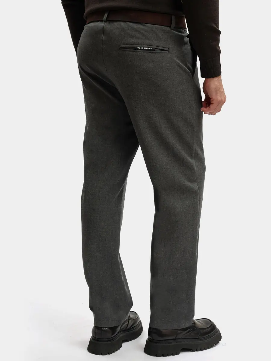 Брюки однотонные