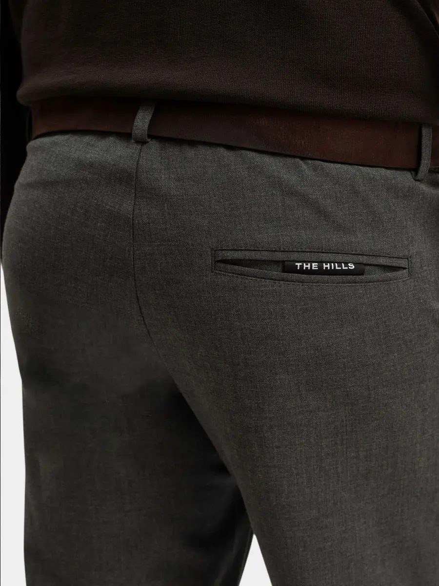 Брюки однотонные