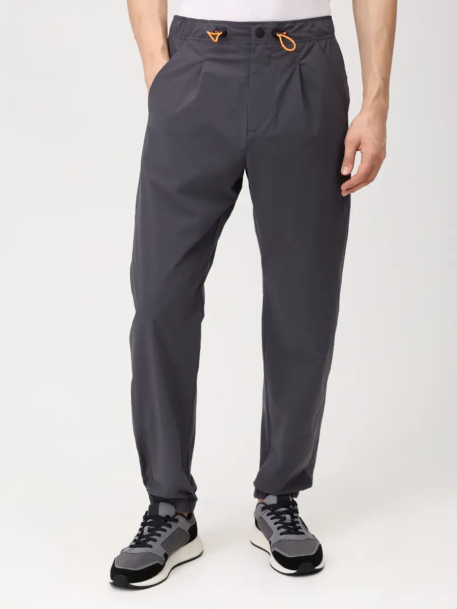 Брюки однотонные